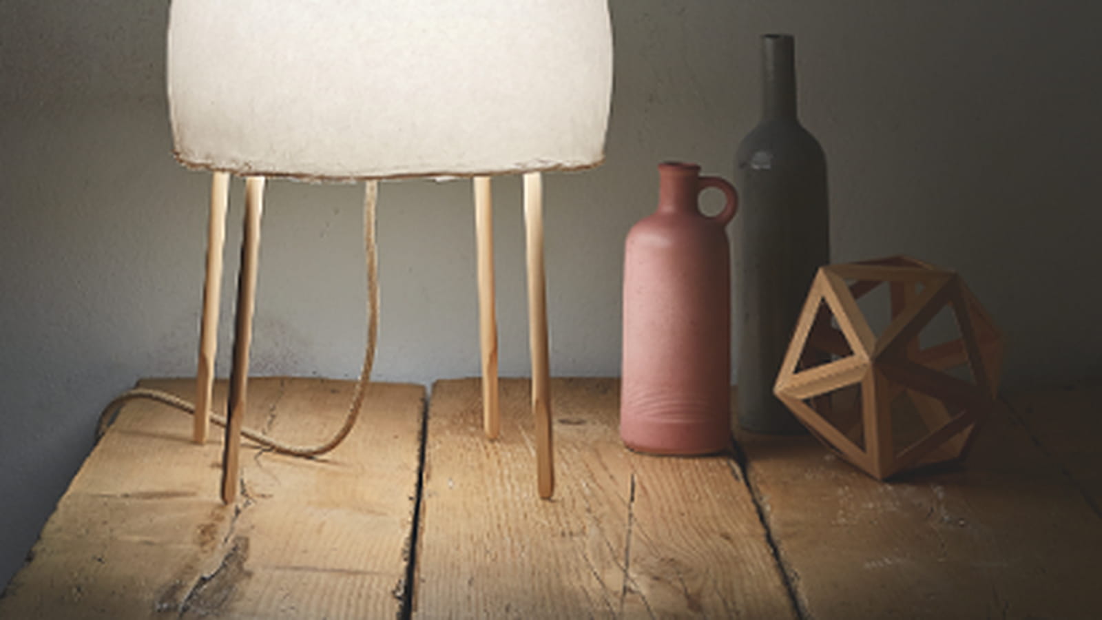 Lampe à poser Kurage de Luca Nichetto & Nendo