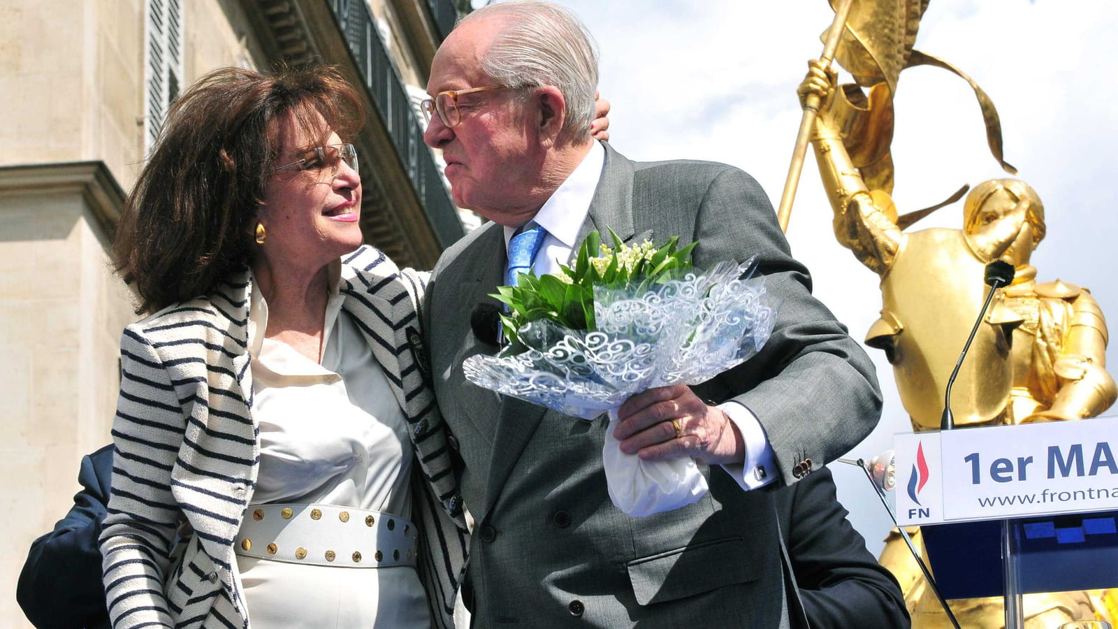 Jany Le Pen et Jean-Marie Le Pen