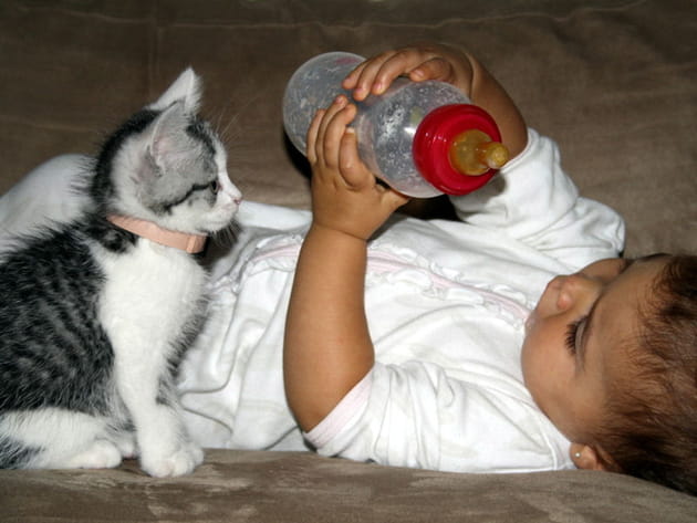 On partage mon biberon ?