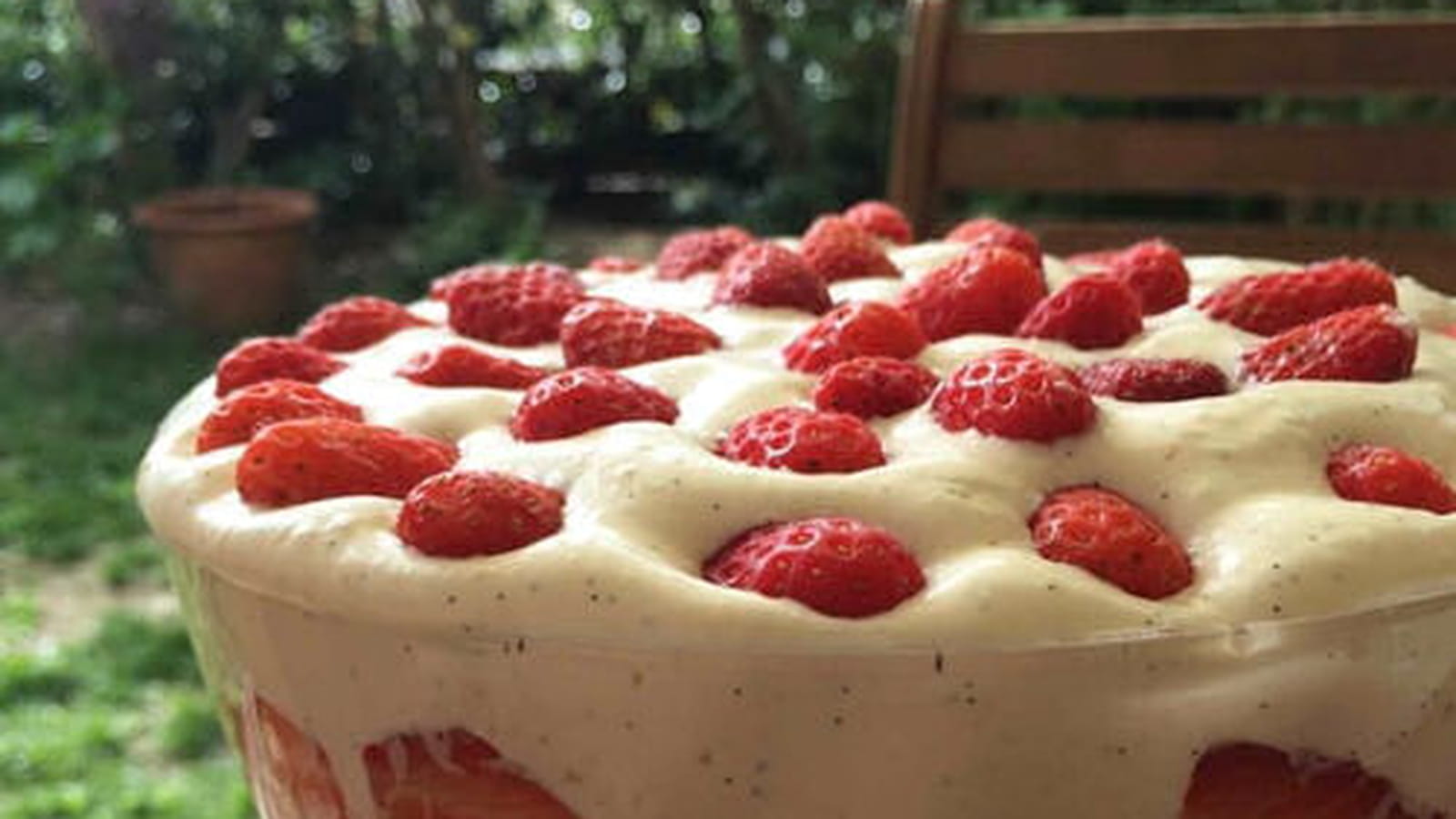 Trifle aux fraises