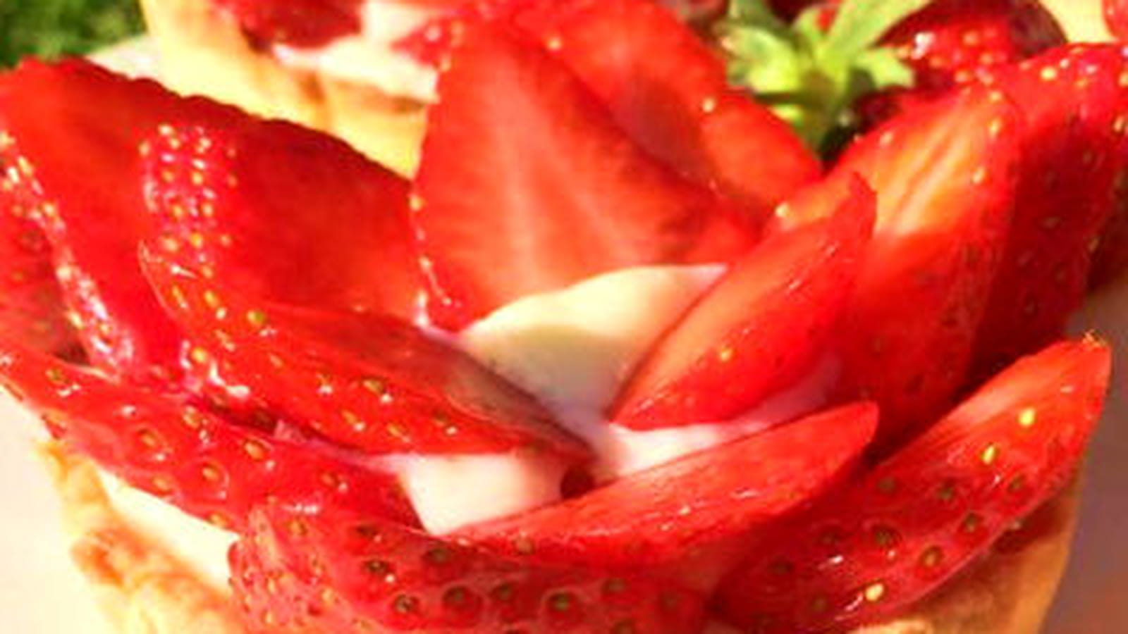 Tartelette aux fraises et crème pâtissière