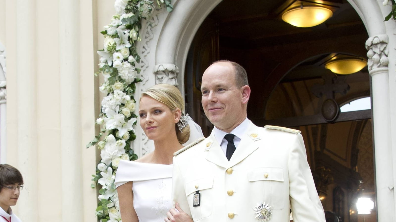 Le prince Albert II de Monaco et Charlène Wittstock