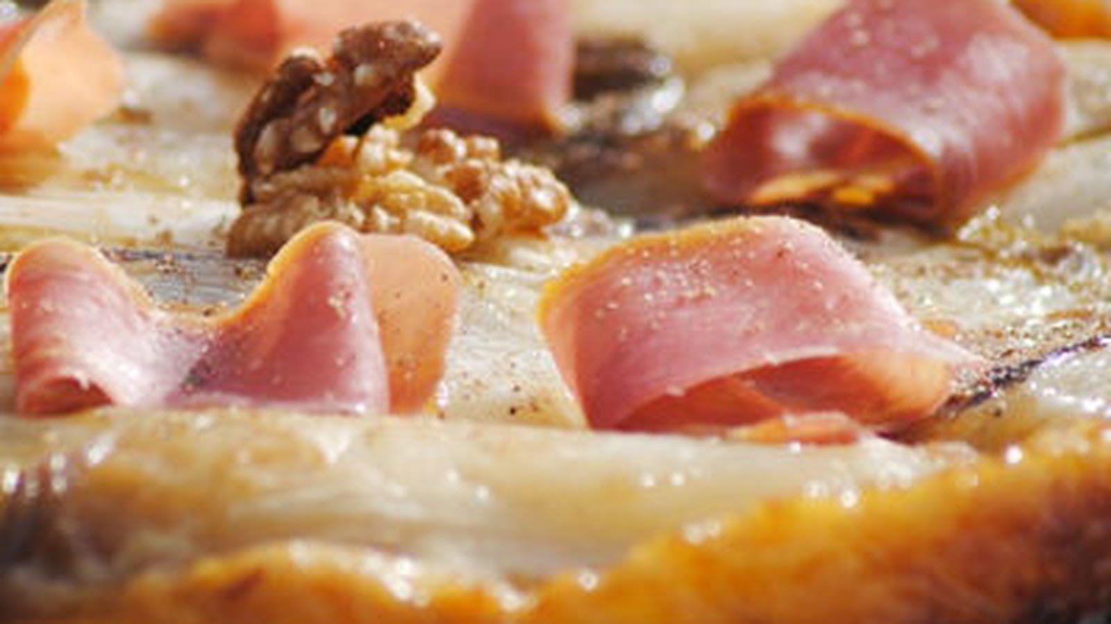 Tatin d'endives au jambon des Cévennes et noix