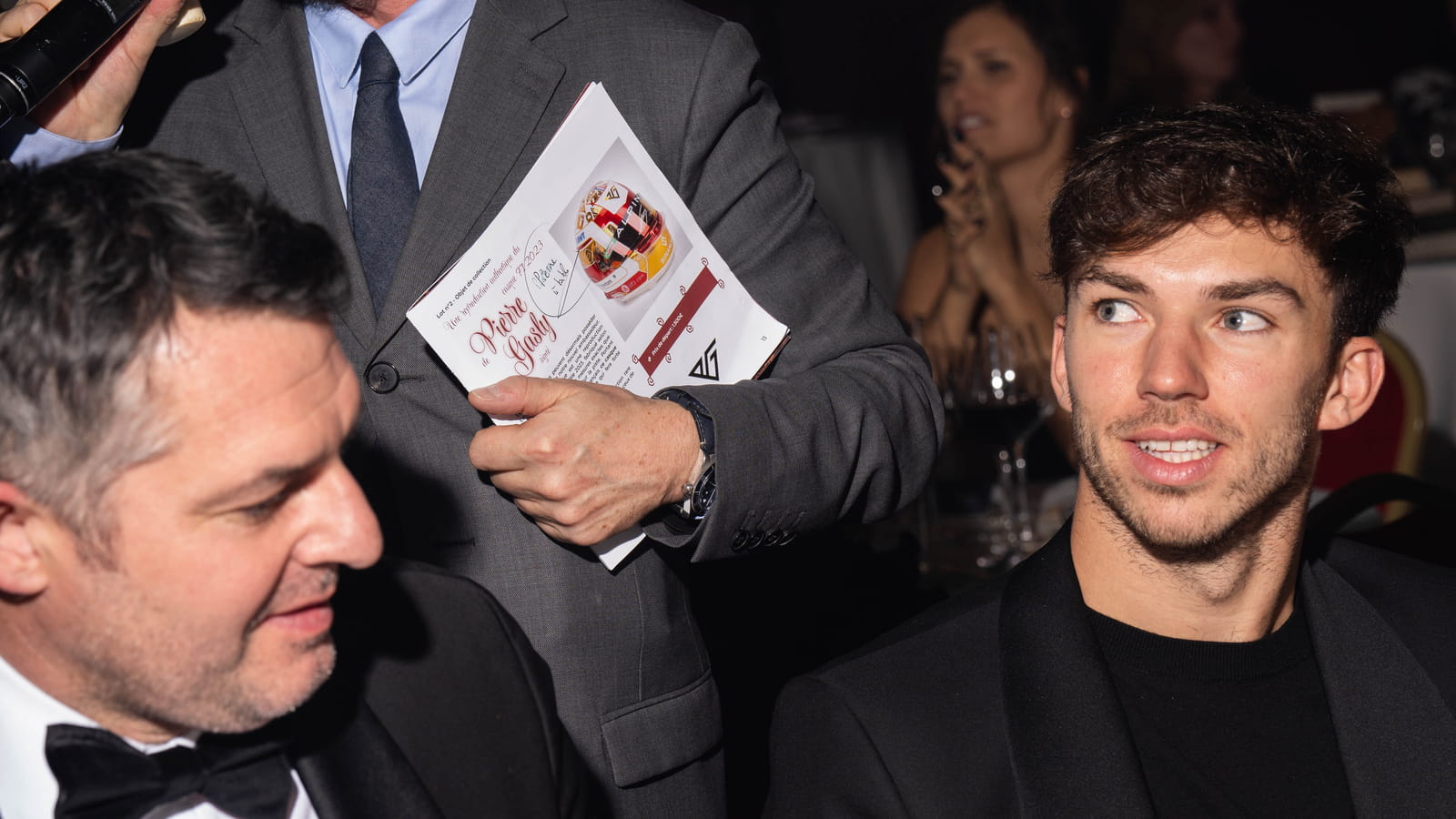 Arnaud Ducret et Pierre Gasly