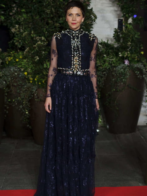 Bafta 2014 : Maggie Gyllenhaal en Lanvin