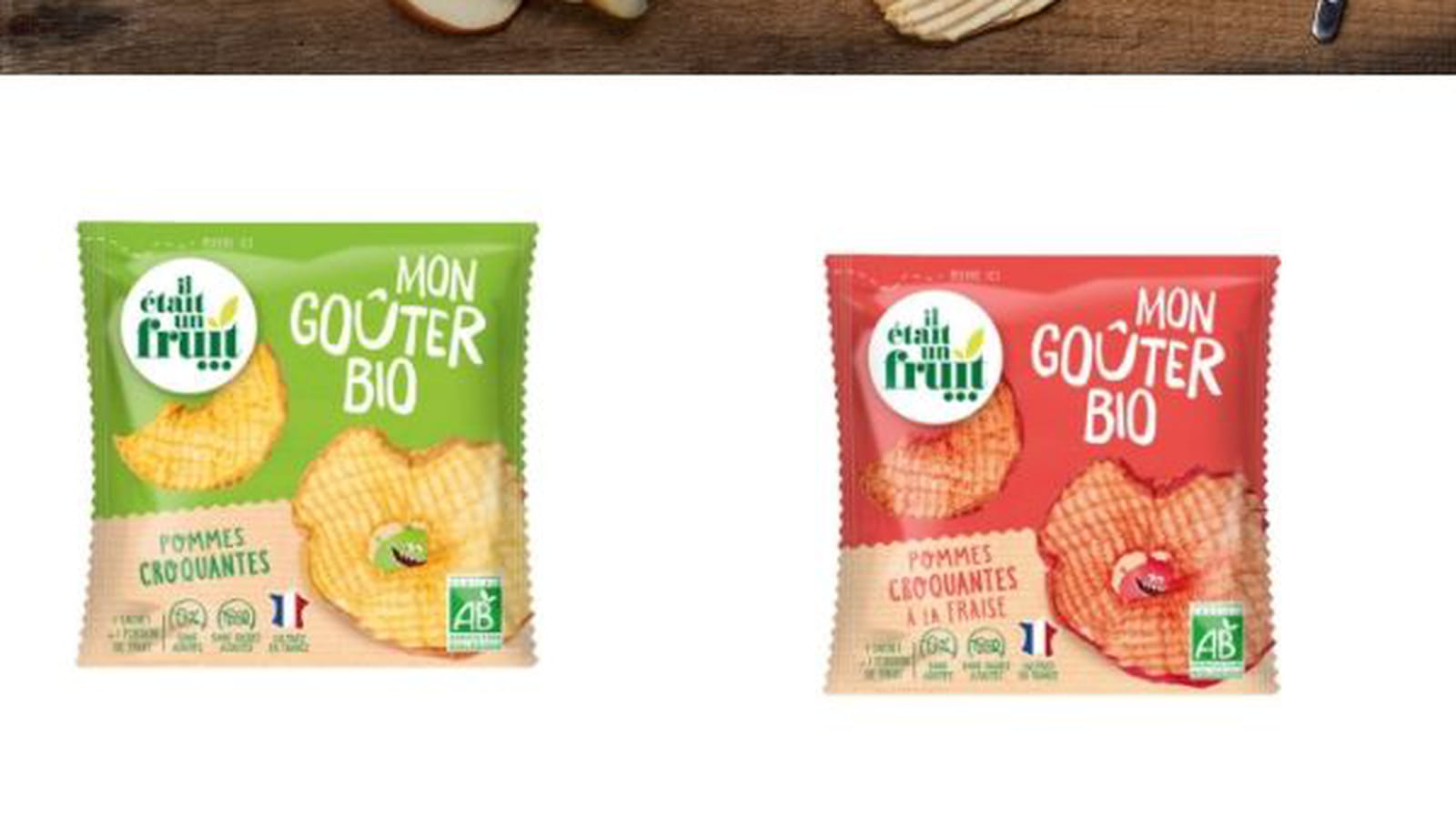 Pommes croquantes par Mon Goûter Bio 