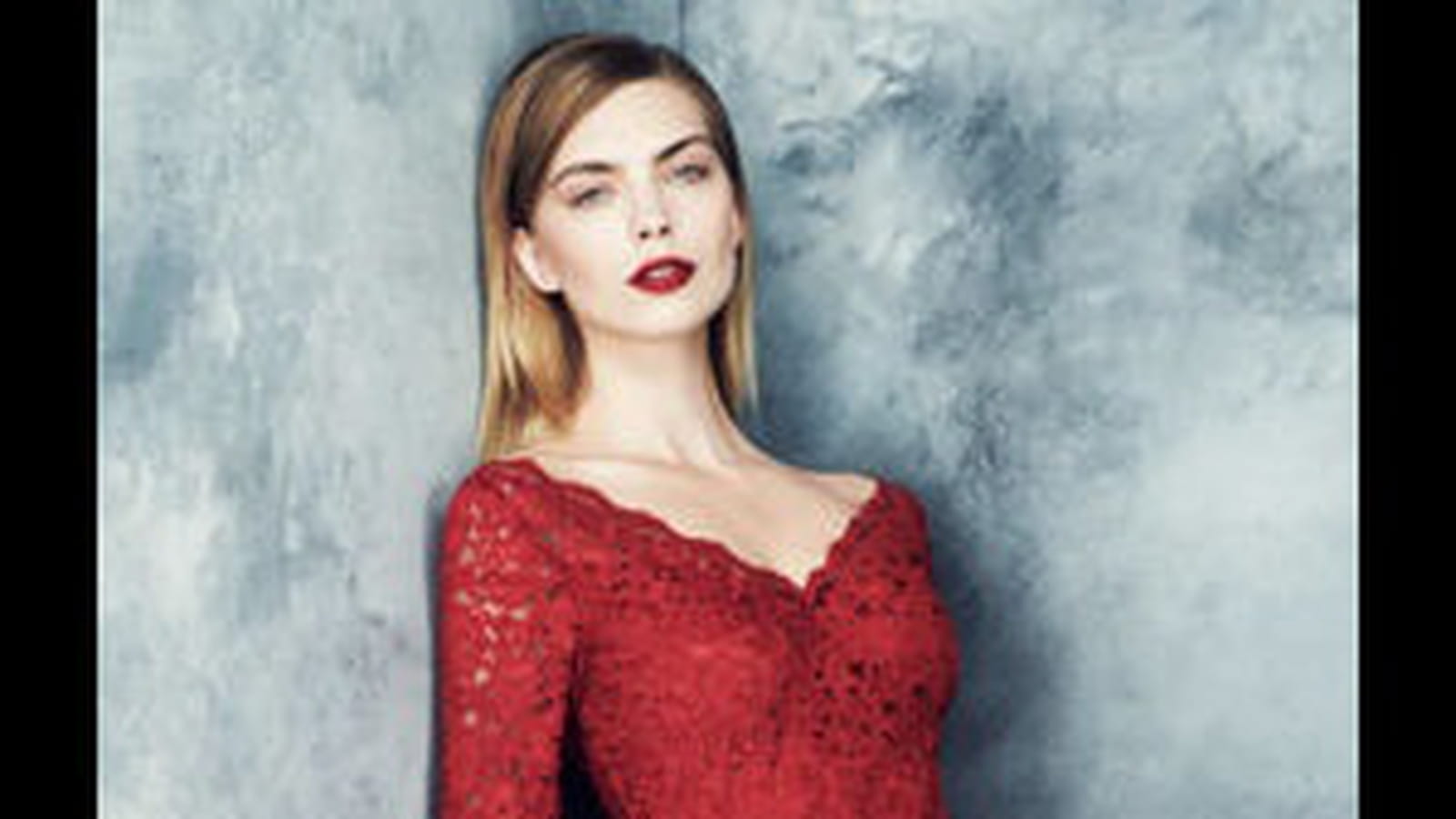 Robe tube rouge  de Marks & Spencer