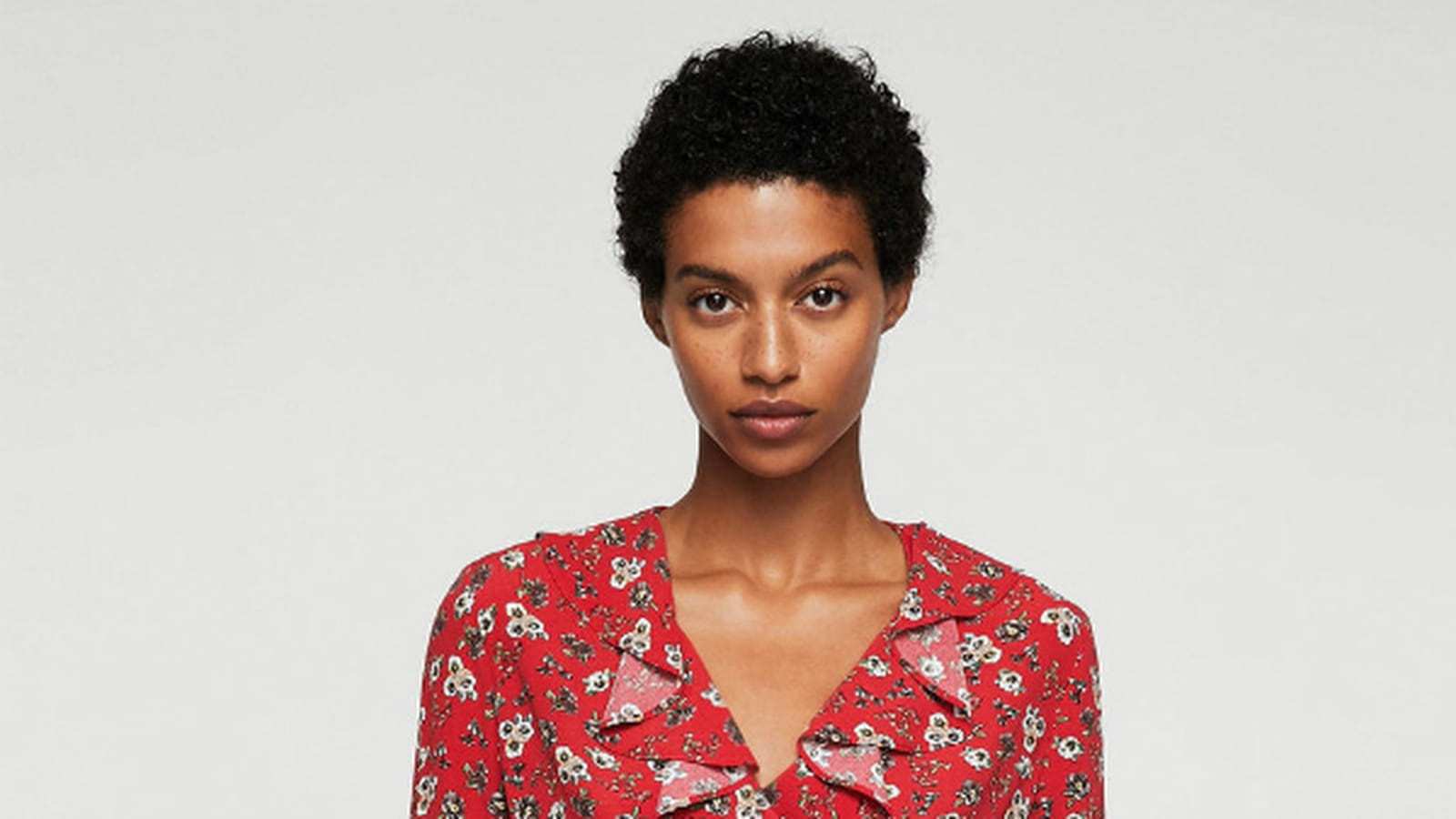 Blouse fleurie