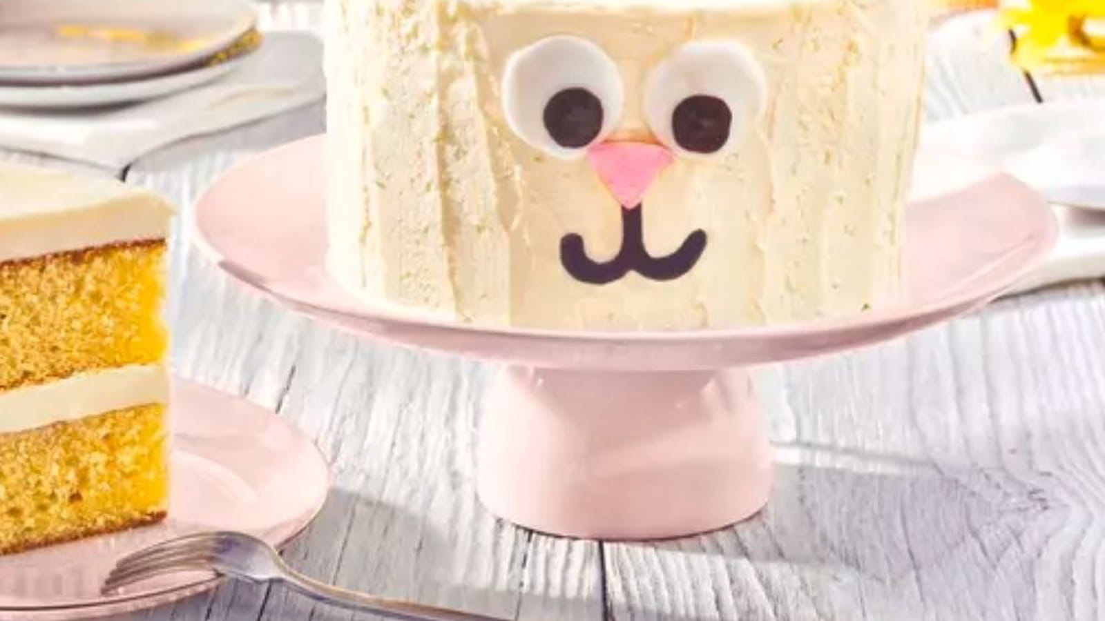Gâteau lapin chocolat blanc