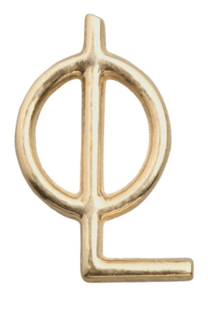 Pendentif en forme de "L" esprit vagabond