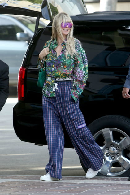 FLOP : Heidi Klum en mélange d'imprimés