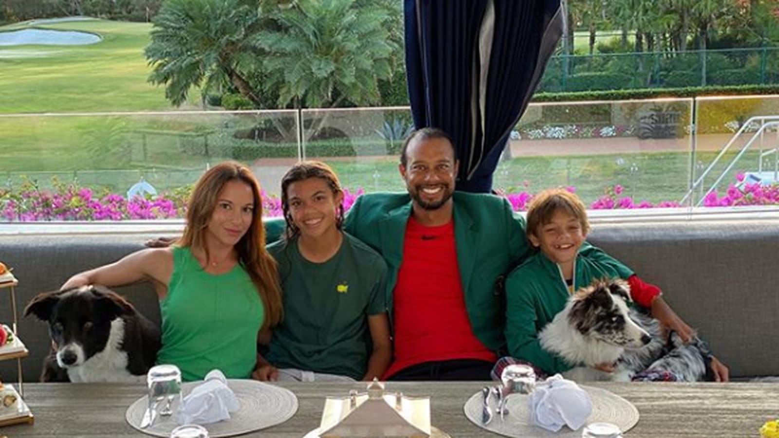 Erica Herman, Sam Alexis Woods, Tiger Woods et Charlis Axel