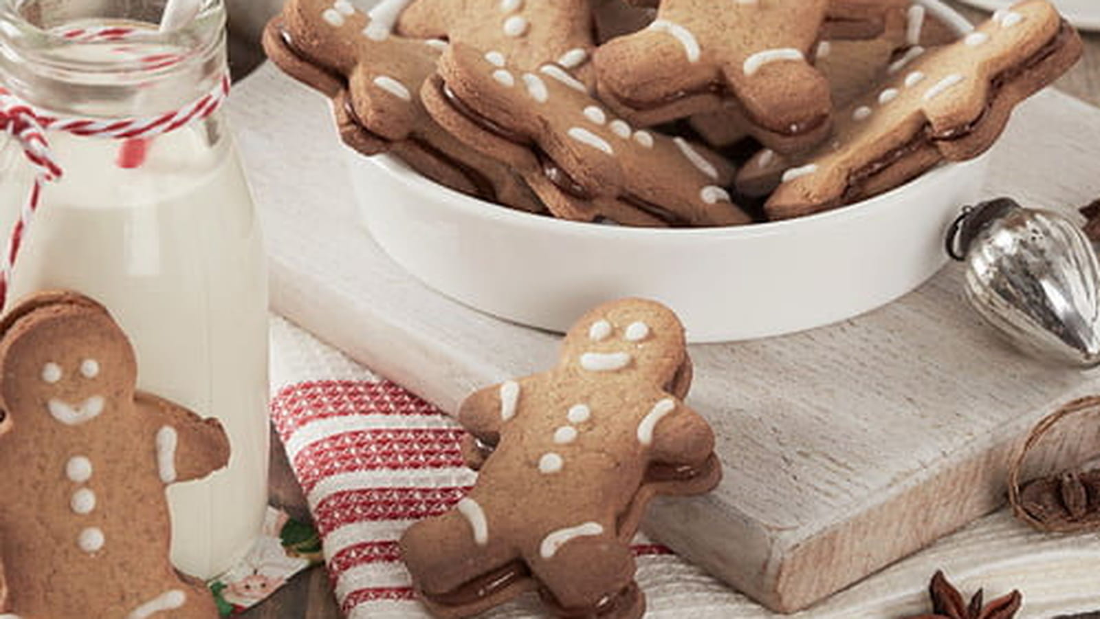 Bonhommes aux épices de Noël et au Nutella