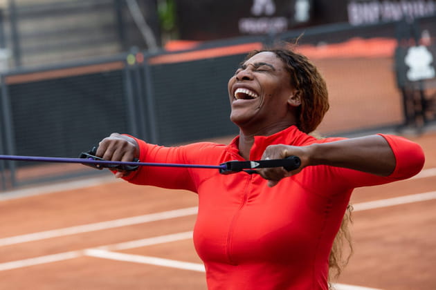 Serena Williams en plein effort&nbsp;!