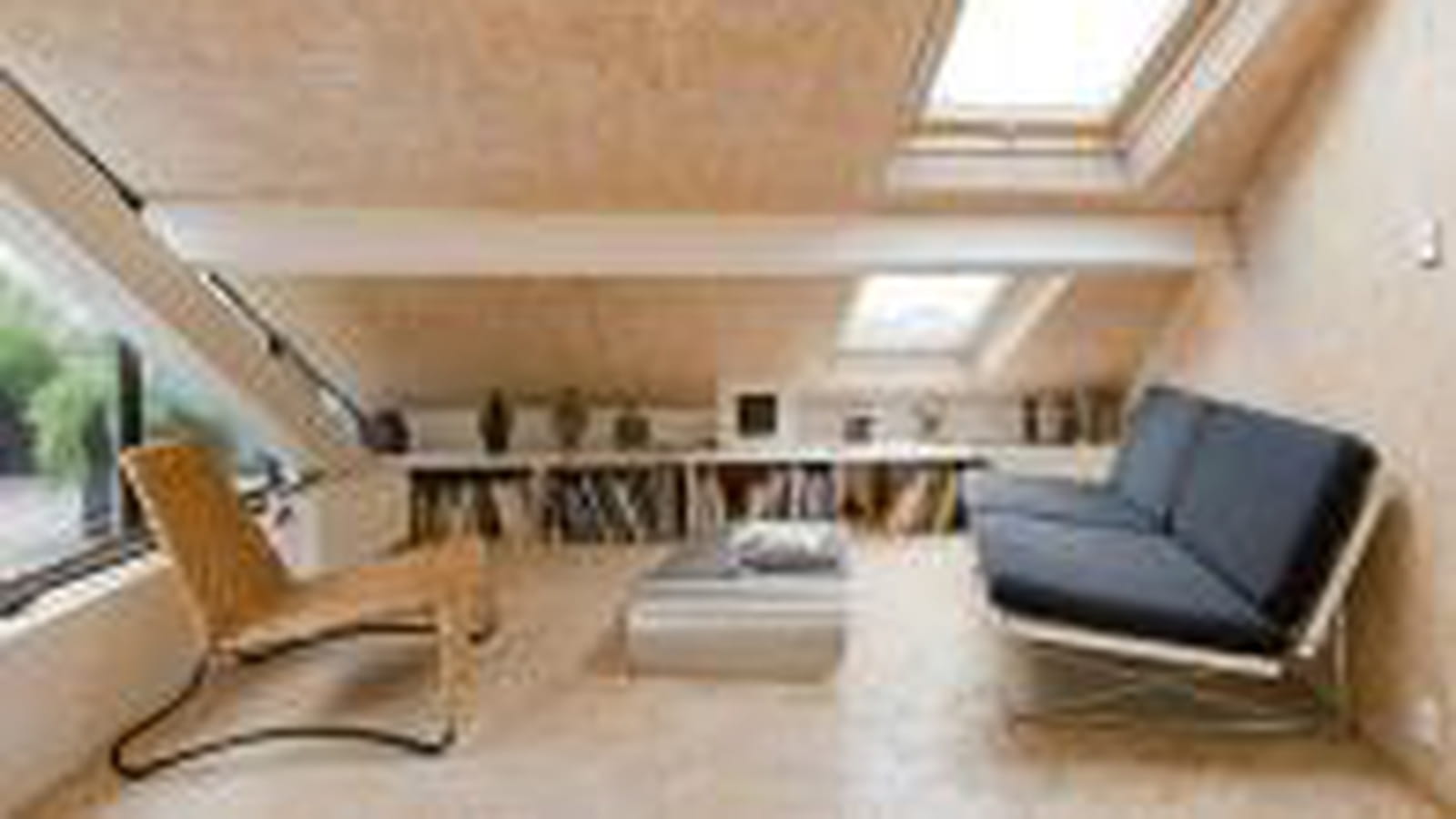 Salon sous les combles