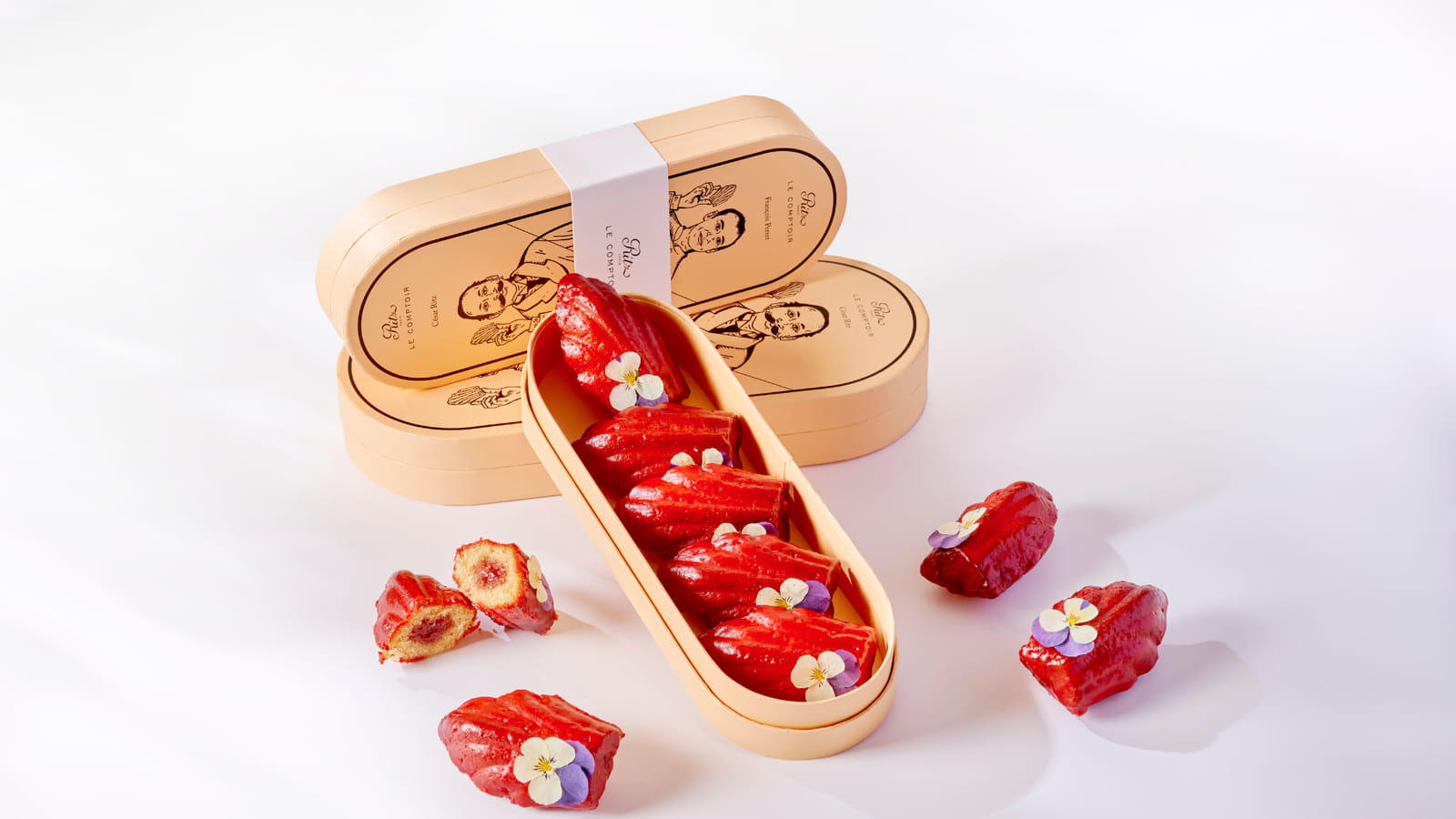 Les madeleines par François Perret pour le Comptoir du Ritz
