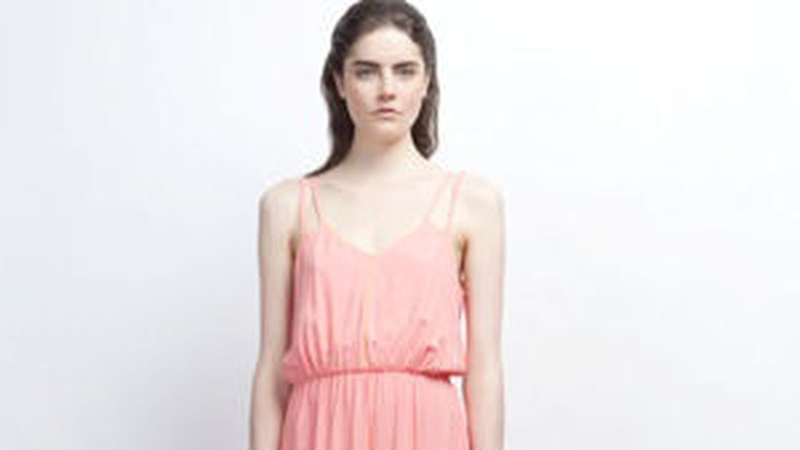 Robe longue rose de Sud Express