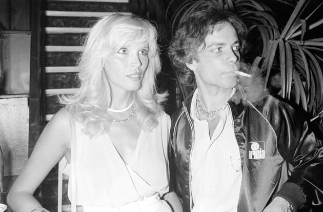 Virée au Club Sept avec son époux Alain-Philippe Malagnac (1980)