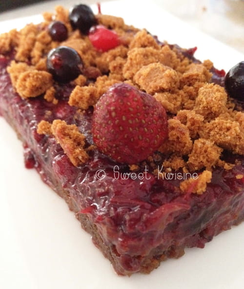 Tartelettes aux fruits rouges et Bastogne