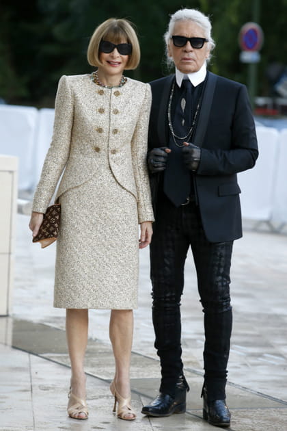 Anna Wintour et Karl Lagerfeld