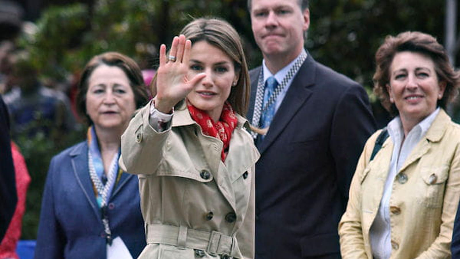 Letizia d'Espagne le 10 mai 2009