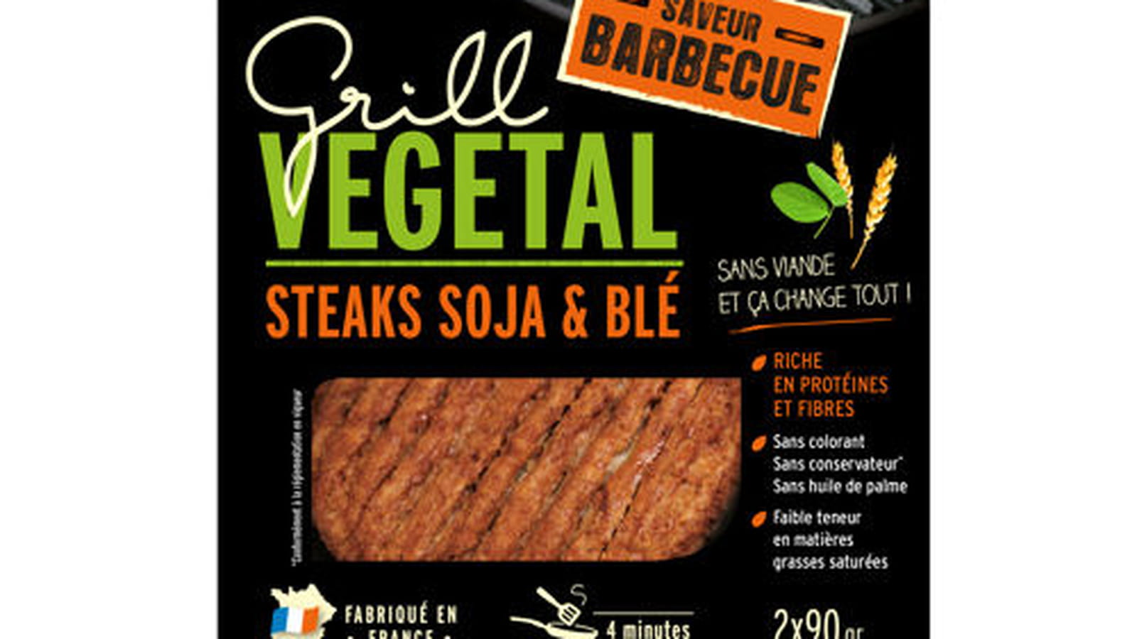 Steaks de soja et blé de Céréal