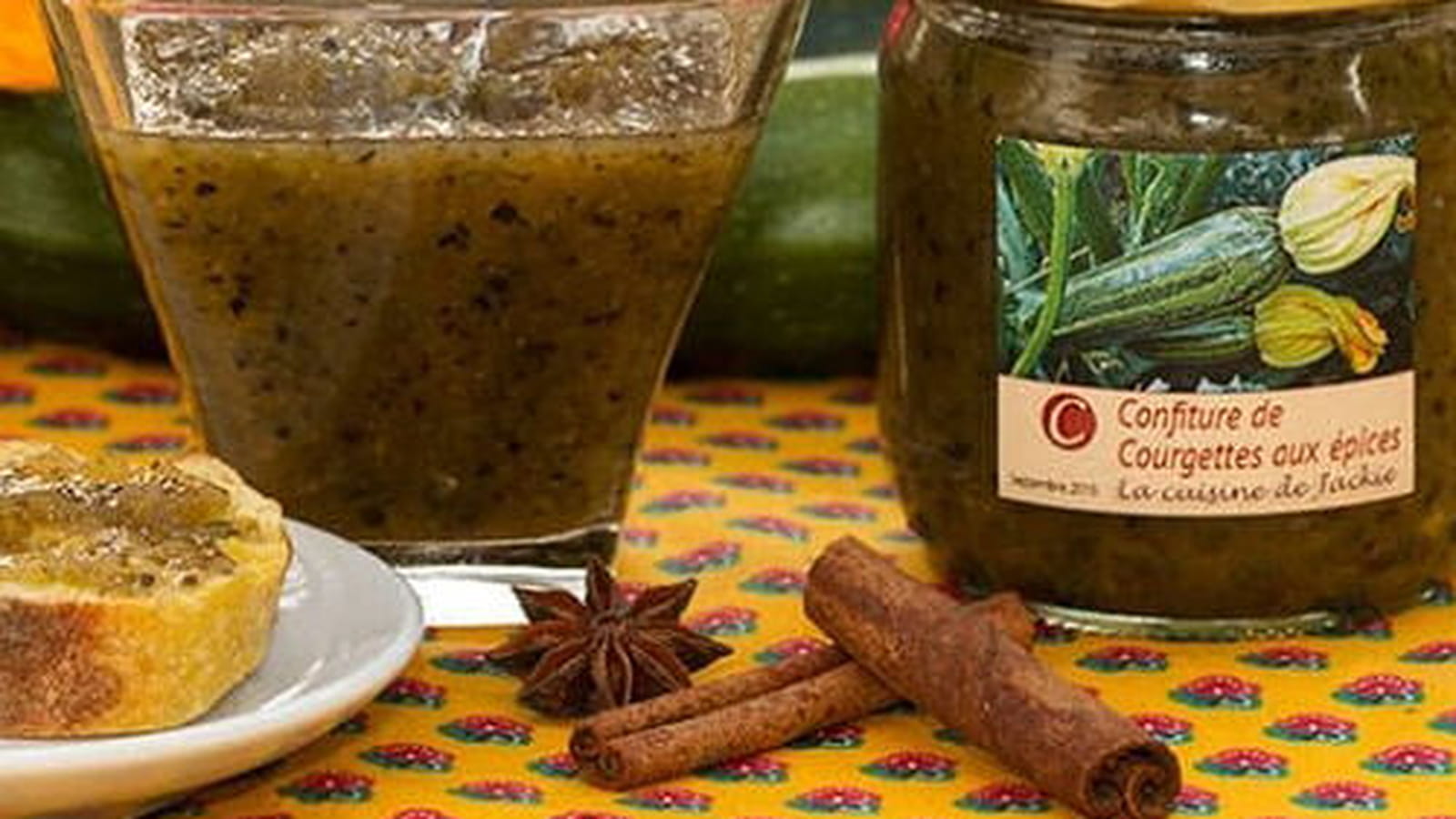 Confiture de courgettes aux épices