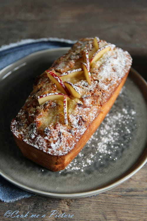 Financier aux pommes et à la vanille