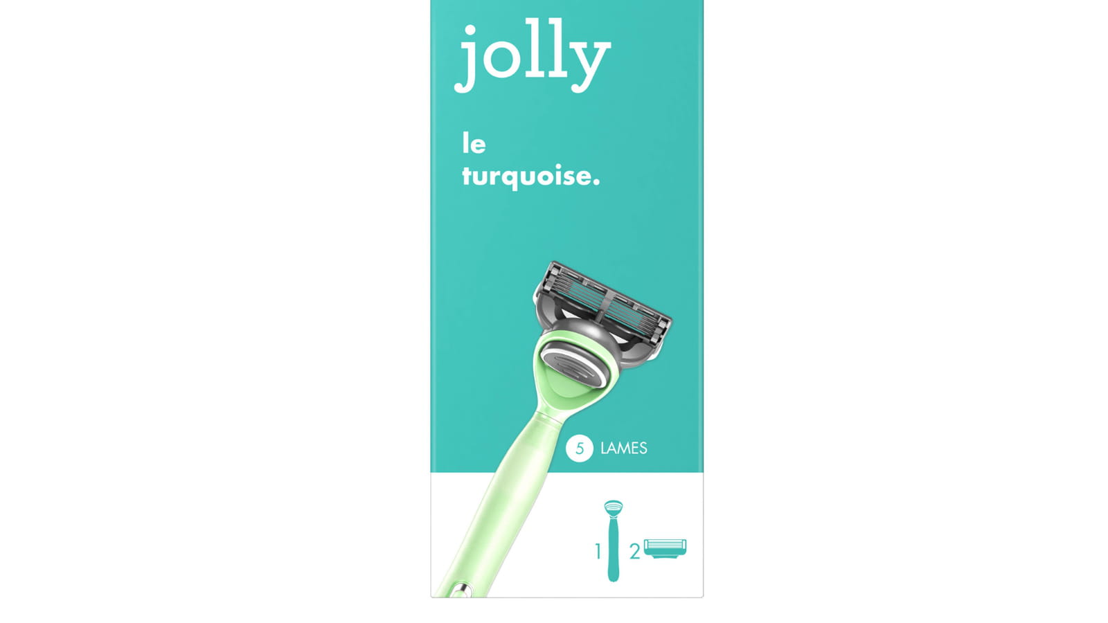 Rasoir Turquoise, Jolly