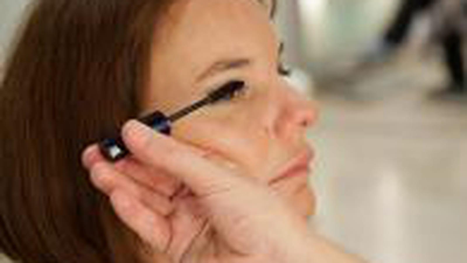 La pose du mascara