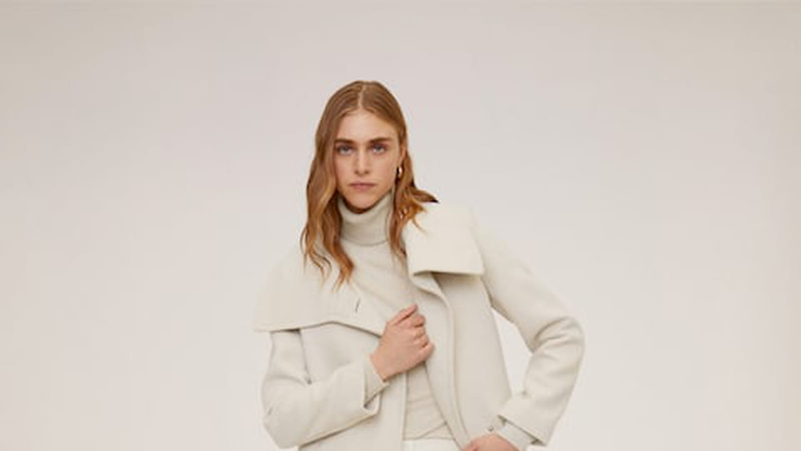 Manteau col cheminée 