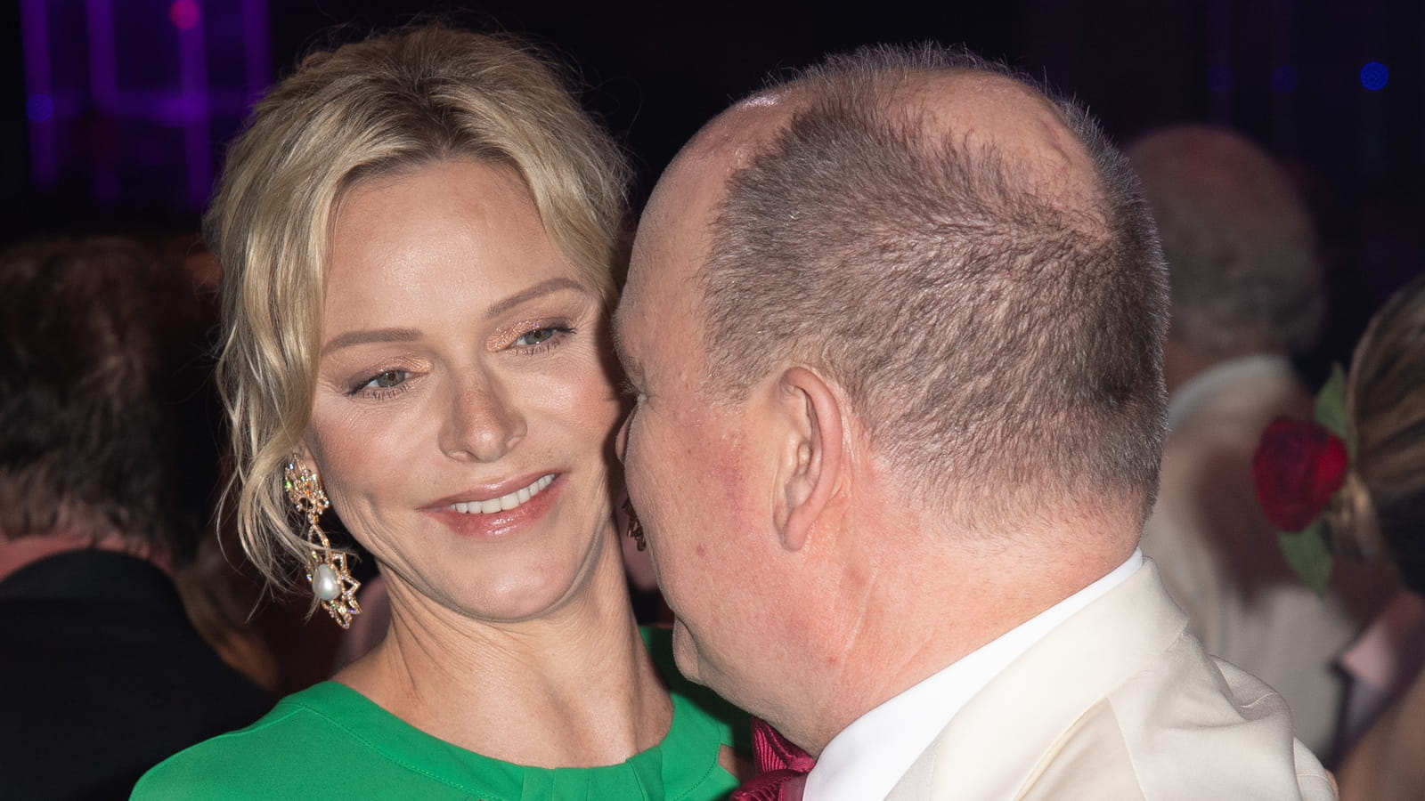 Le Prince Albert II et son épouse