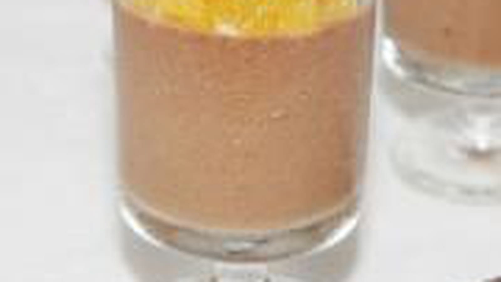 Panna cotta chocolat, orange
