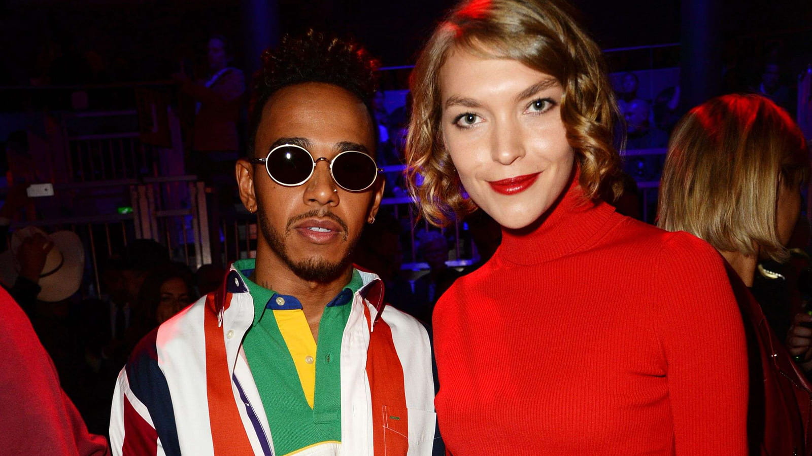Lewis Hamilton et Arizona Muse 