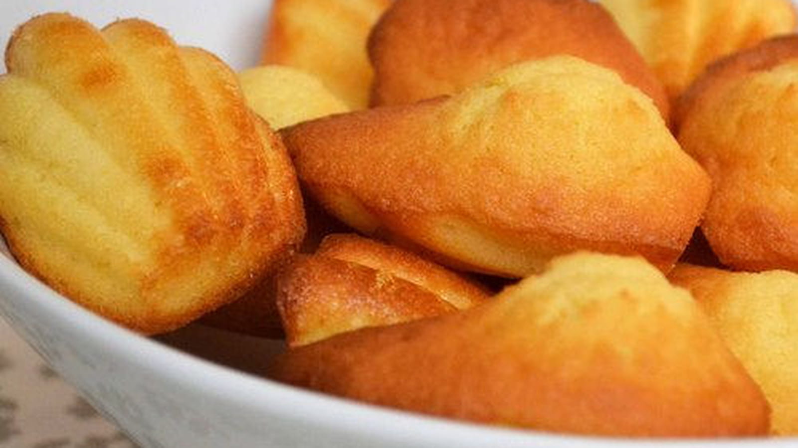 Madeleines à la vanille