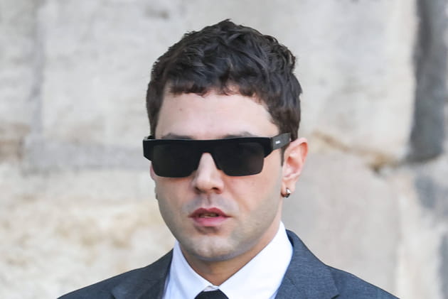 Le r&eacute;alisateur Xavier Dolan aux obs&egrave;ques de Nathalie Baye