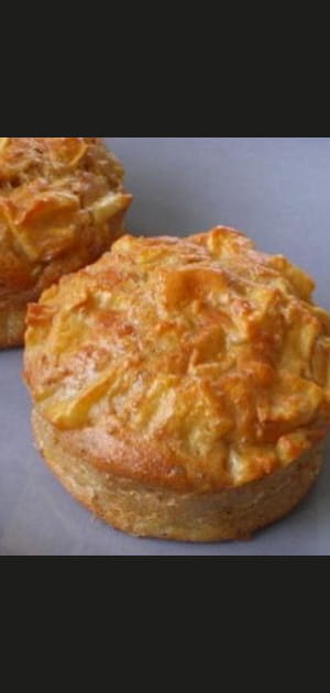 Muffins l&eacute;gers aux pommes