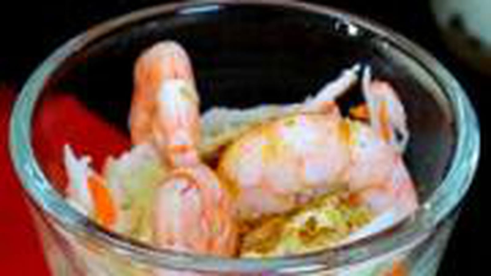 Avocat pamplemousse crevettes