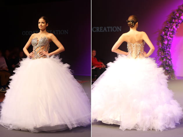 Robe de mari&eacute;e Oddaya cr&eacute;ation