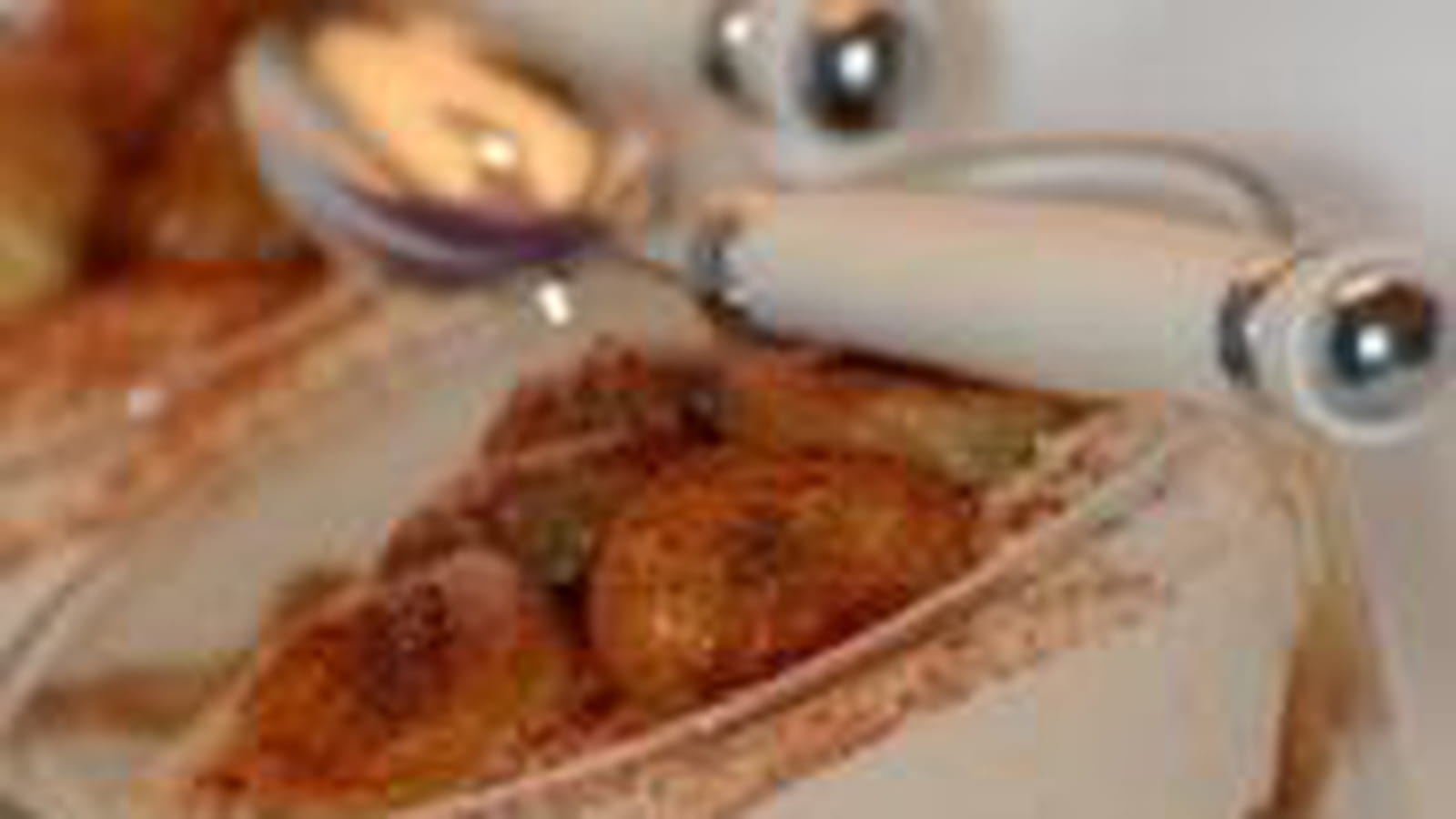 Verrine bananes, madeleine et crème de marrons
