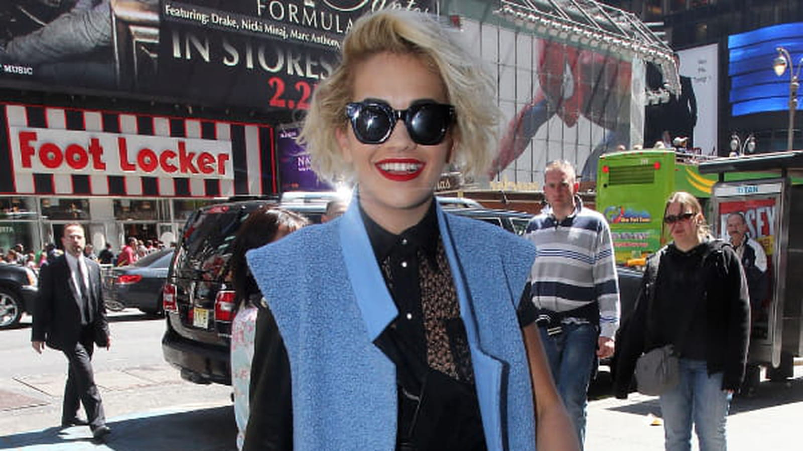 Rita Ora le 21 avril 2014