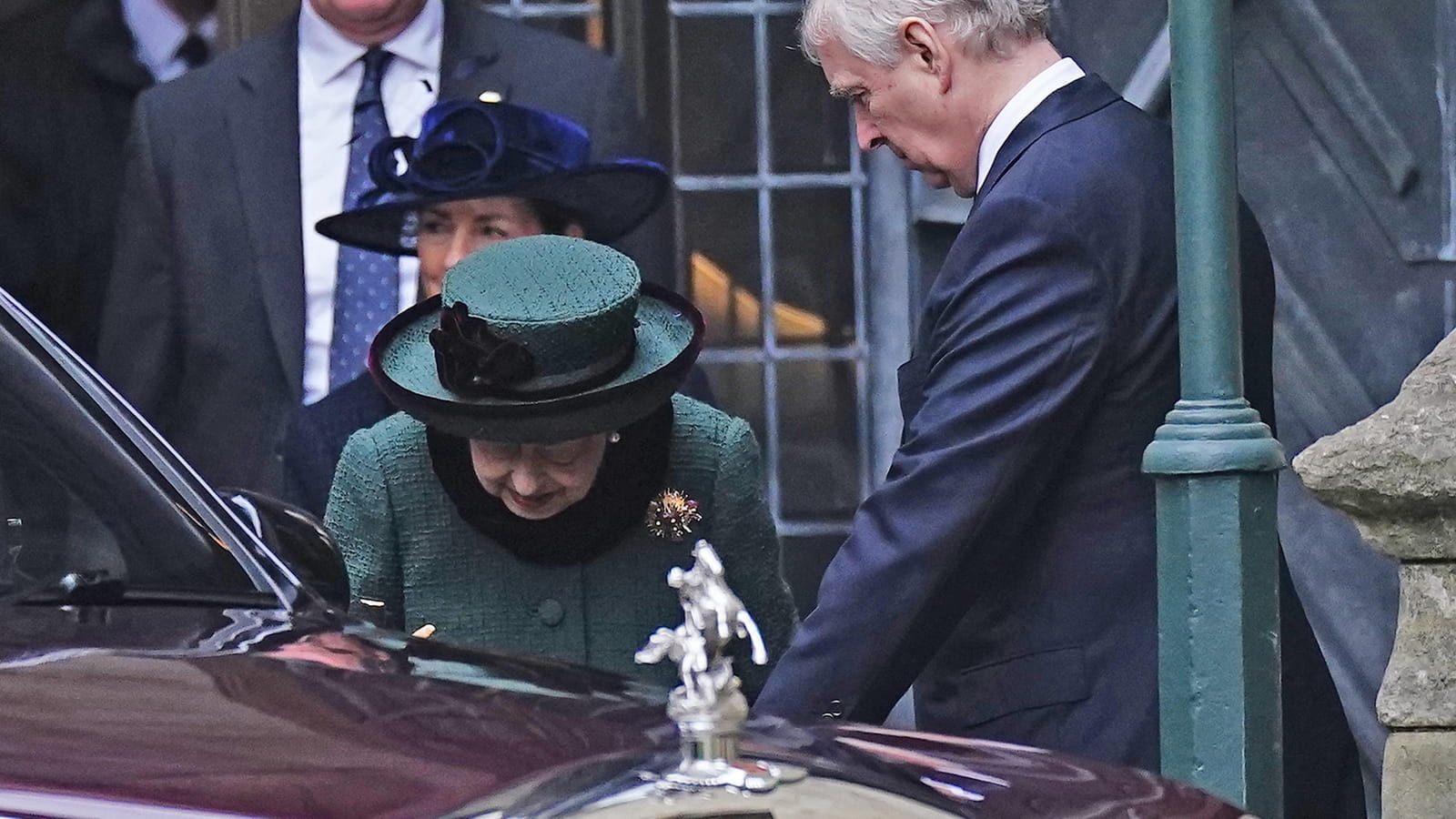Elisabeth II et le prince Andrew