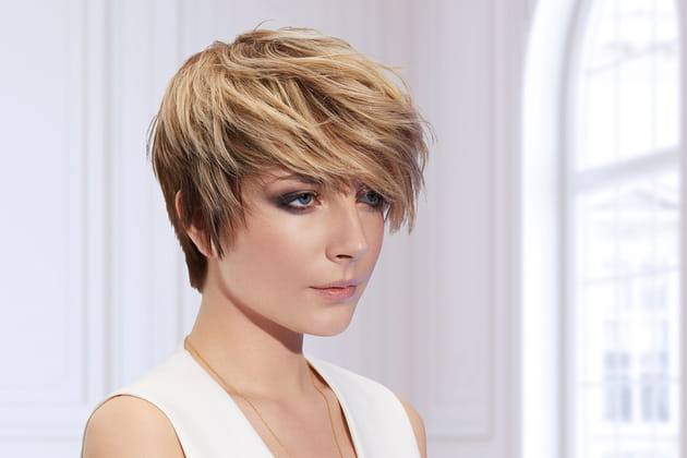 Coupe courte effilée