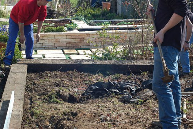 Une friche de 5 x 5 m à aménager