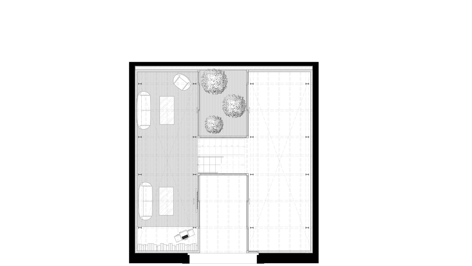 Plan niveau salon 