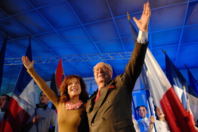 Le couple Le Pen &agrave; Yvetot en 2007