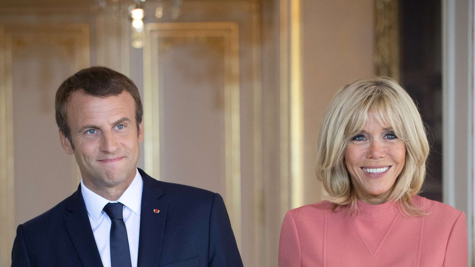  Emmanuel et Brigitte Macron