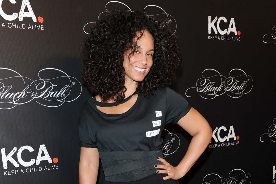 La coiffure afro d'Alycia Keys