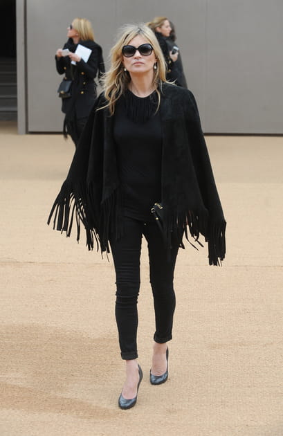Kate Moss au défilé Burberry Prorsum