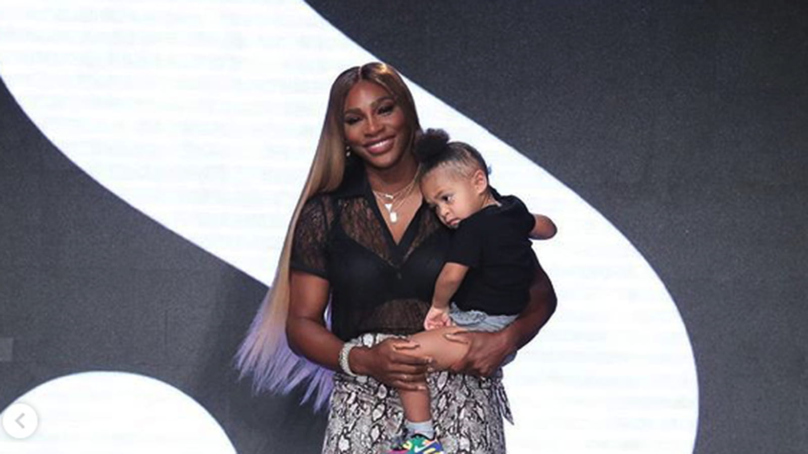 Serena Williams et sa fille Olympia
